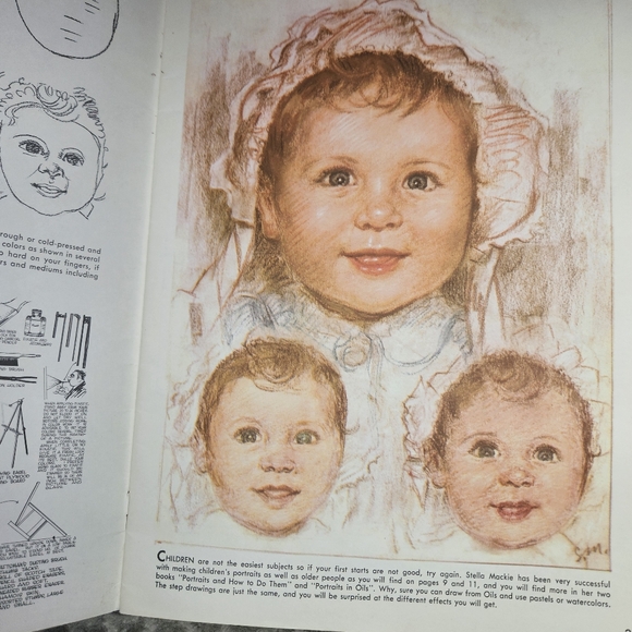 How to Draw With Pastels by Walter Foster Art Instruction Drawing Book #6 VTG - Picture 5 of 16